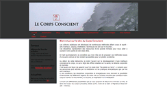 Desktop Screenshot of lecorpsconscient.com